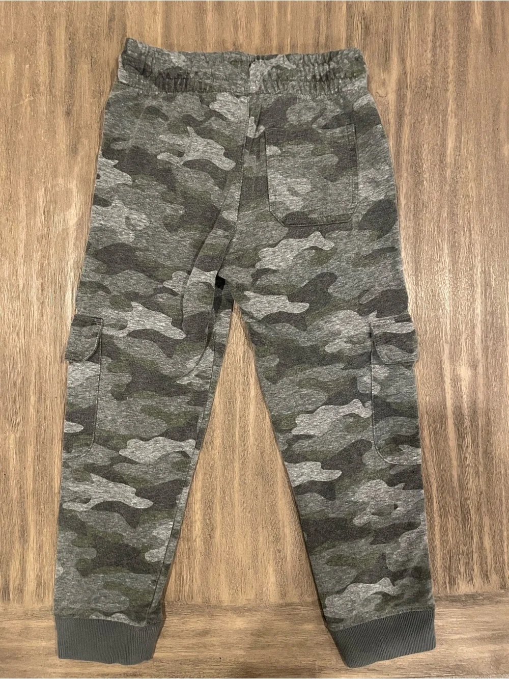 OshKosh B'gosh Gray & Green Camo Cargo Joggers